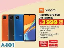 XİAOMİ REDMİ 9C 32 GB CEP TELEFONU